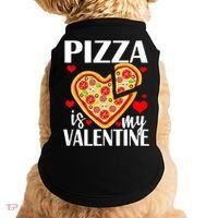 Pizza Is My Valentine Doggie Tank thumb 0