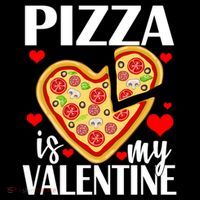 Pizza Is My Valentine Doggie Tank thumb 4