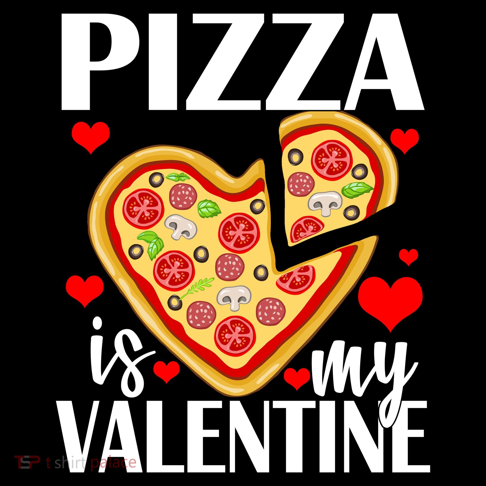 Pizza Is My Valentine Women's Hoodie