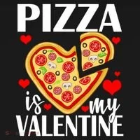 Pizza Is My Valentine Kids Hoodie thumb 5