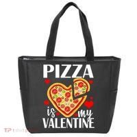 Pizza Is My Valentine Tote Bag thumb 0