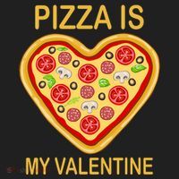 Pizza Is My Valentine Funny Pizza Lover Women's Sweatshirt thumb 2