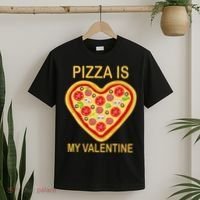 Pizza Is My Valentine Funny Pizza Lover T-Shirt thumb 2