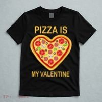 Pizza Is My Valentine Funny Pizza Lover T-Shirt thumb 5