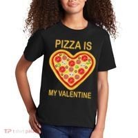 Pizza Is My Valentine Funny Pizza Lover Kids T-Shirt thumb 2