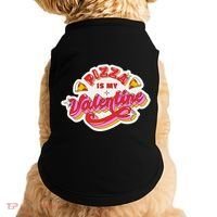 Pizza Is My Valentine Funny Valentine's Day Love Doggie Tank thumb 0