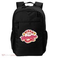 Pizza Is My Valentine Funny Valentine's Day Love Backpack thumb 0