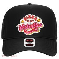 Pizza Is My Valentine Funny Valentine's Day Love Hat thumb 0