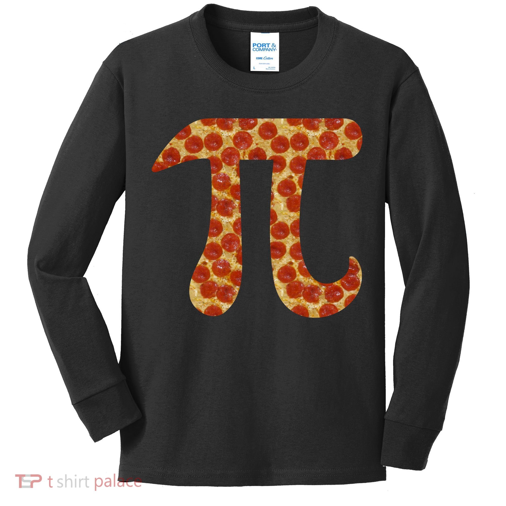 Pizza Pi 3.14 Kids Long Sleeve Shirt