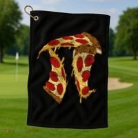 Pizza Pi Day Golf Towel thumb 1