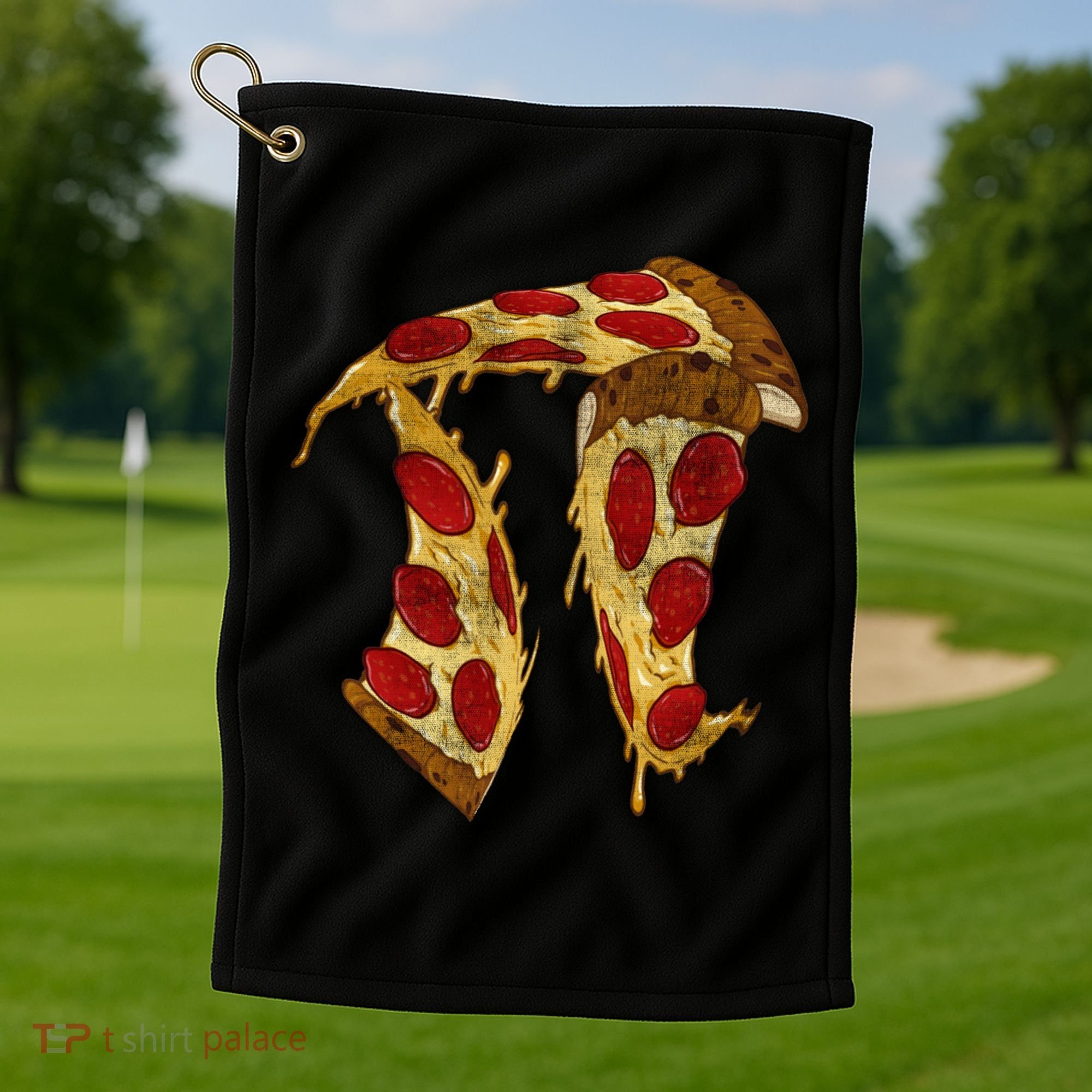 Pizza Pi Day Golf Towel