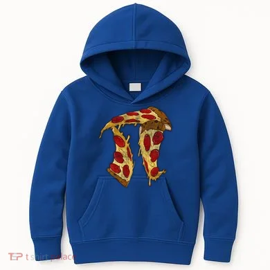 Pizza Pi Day Kids Hoodie