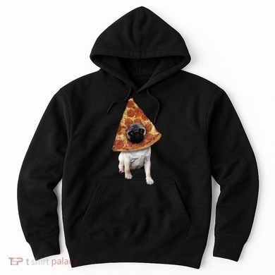 Pizza Pug Dog Hoodie