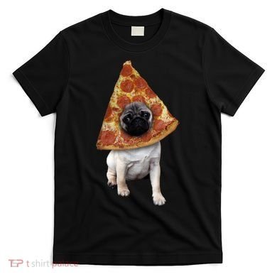 Pizza Pug Dog T-Shirt