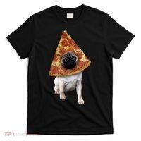 Pizza Pug Dog T-Shirt thumb 0