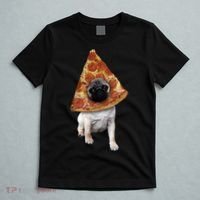 Pizza Pug Dog T-Shirt thumb 5
