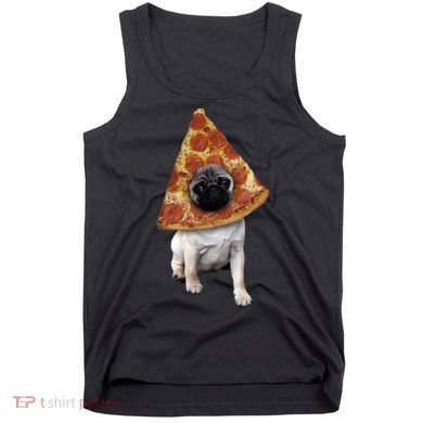Pizza Pug Dog Tank Top
