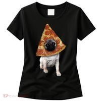 Pizza Pug Dog Women's T-Shirt thumb 0