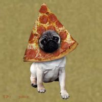 Pizza Pug Dog Garment-Dyed Women's Muscle Tee thumb 6