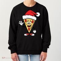 Pizza Santa Women's Sweatshirt thumb 0