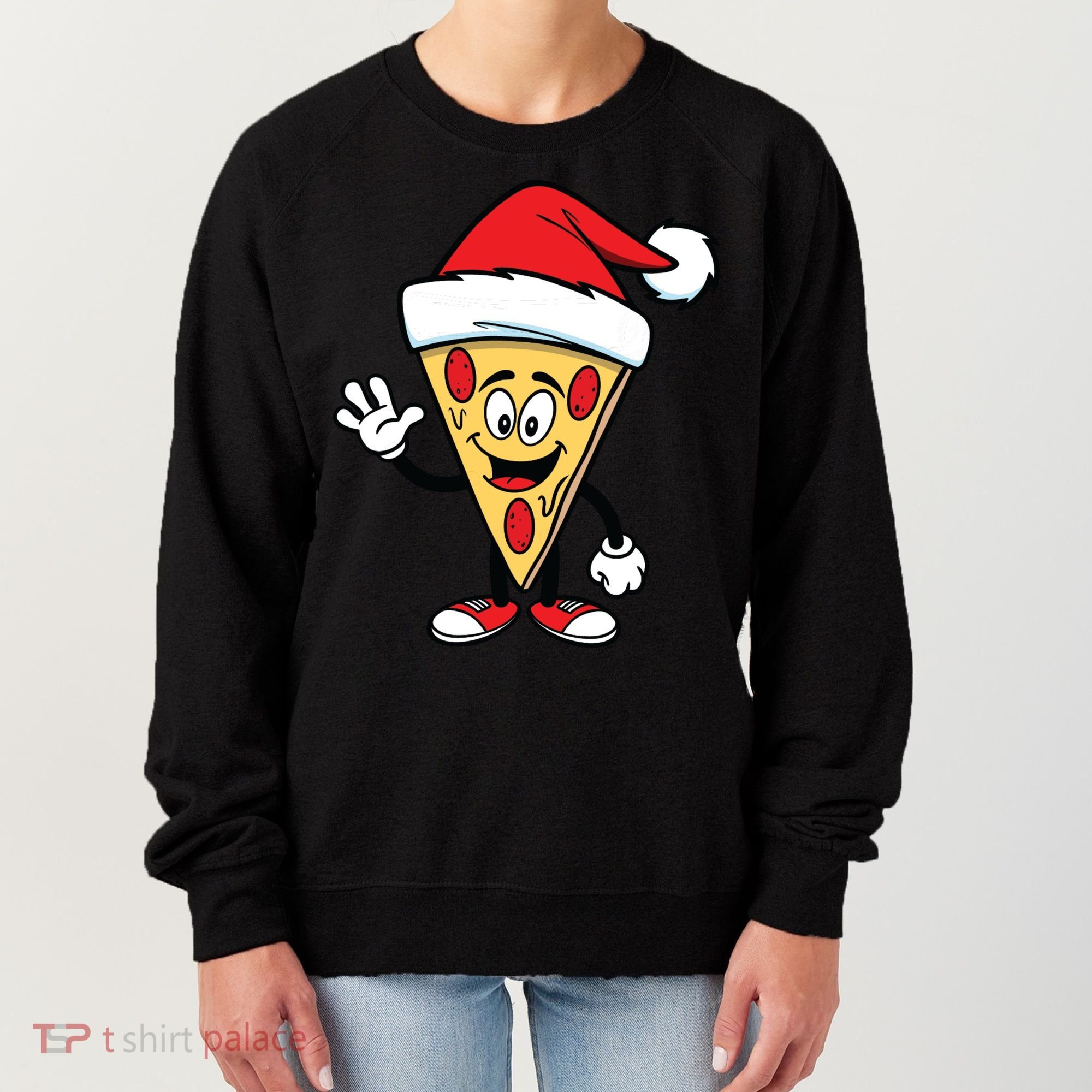Pizza Santa Women's Sweatshirt