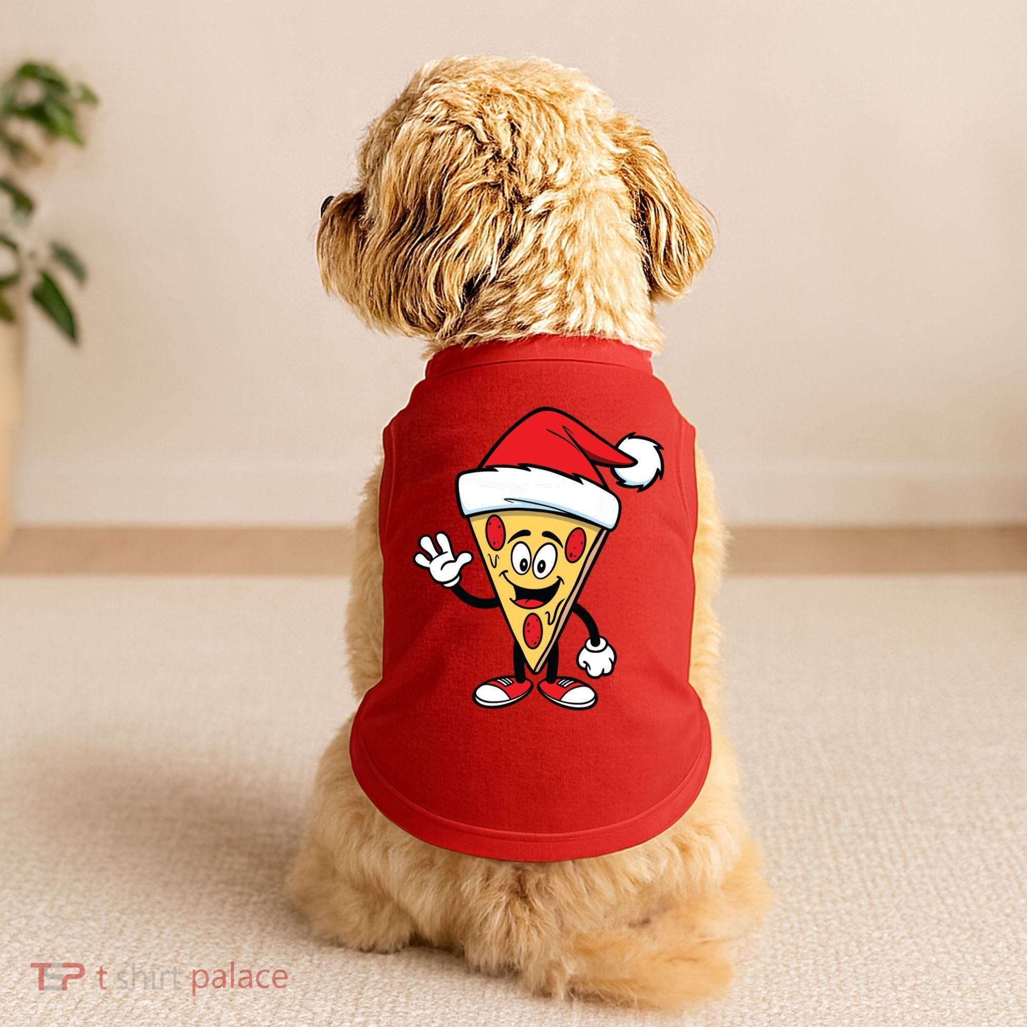 Pizza Santa Doggie Tank