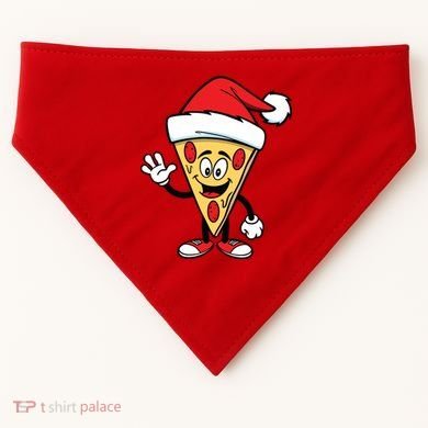 Pizza Santa USA-Made Doggie Bandana