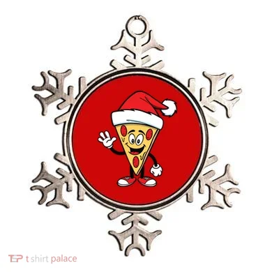 Pizza Santa Ornament