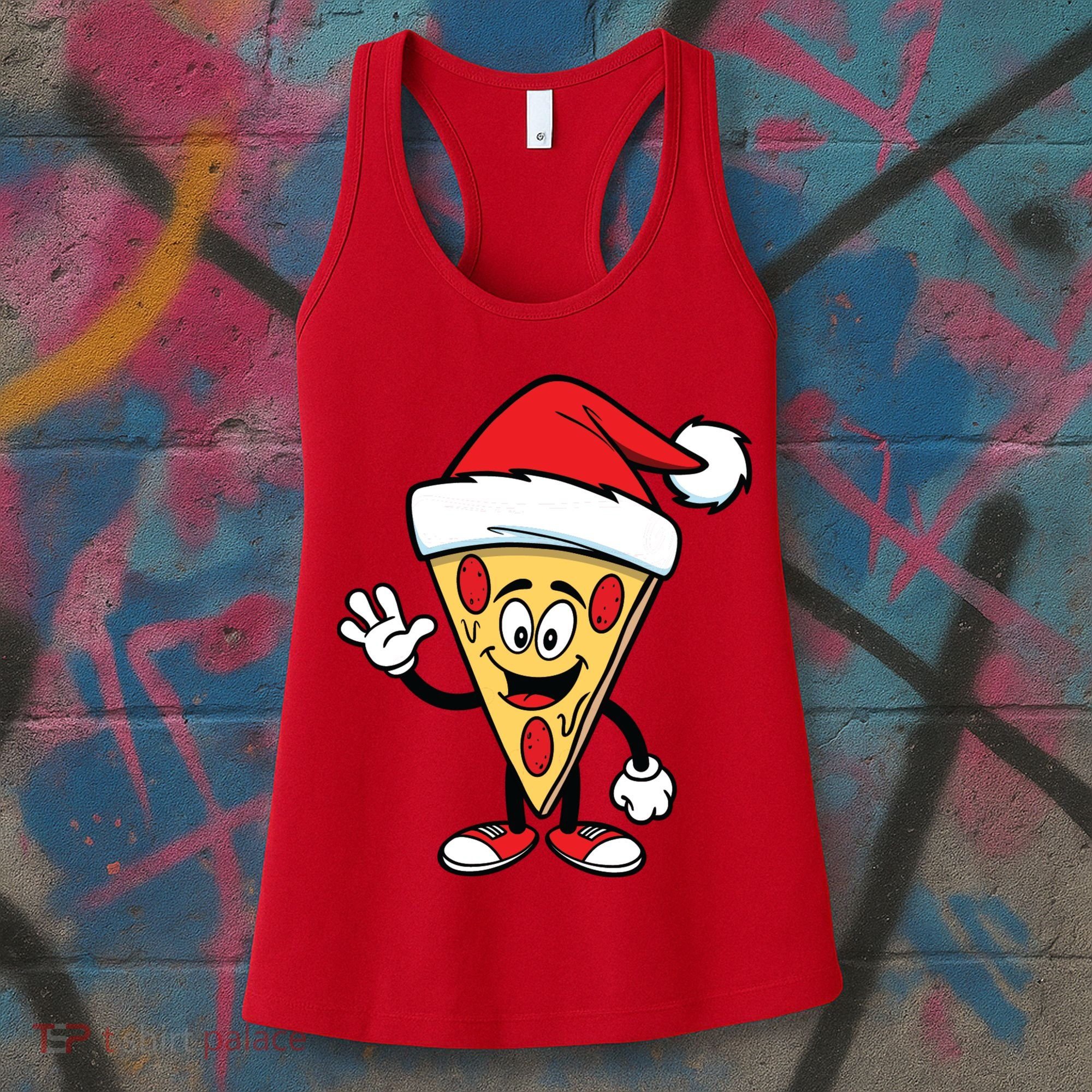 Pizza Santa Women's Tank Top