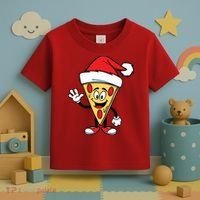 Pizza Santa Toddler T-Shirt thumb 3