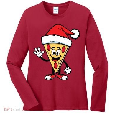 Pizza Santa Women's Long Sleeve Shirt