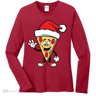 Pizza Santa Women's Long Sleeve Shirt