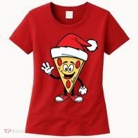 Pizza Santa Women's T-Shirt thumb 0