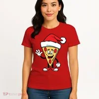 Pizza Santa Women's T-Shirt thumb 4