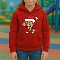 Pizza Santa Kids Hoodie thumb 3