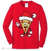 Pizza Santa Kids Long Sleeve Shirt thumb 0
