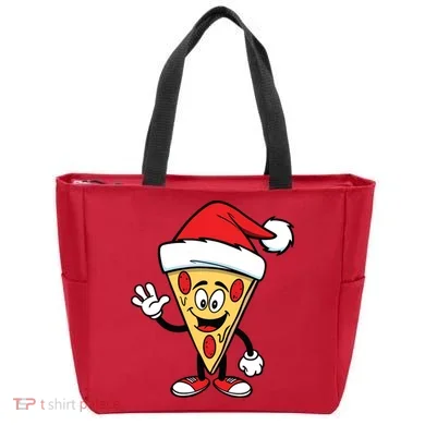 Pizza Santa Tote Bag