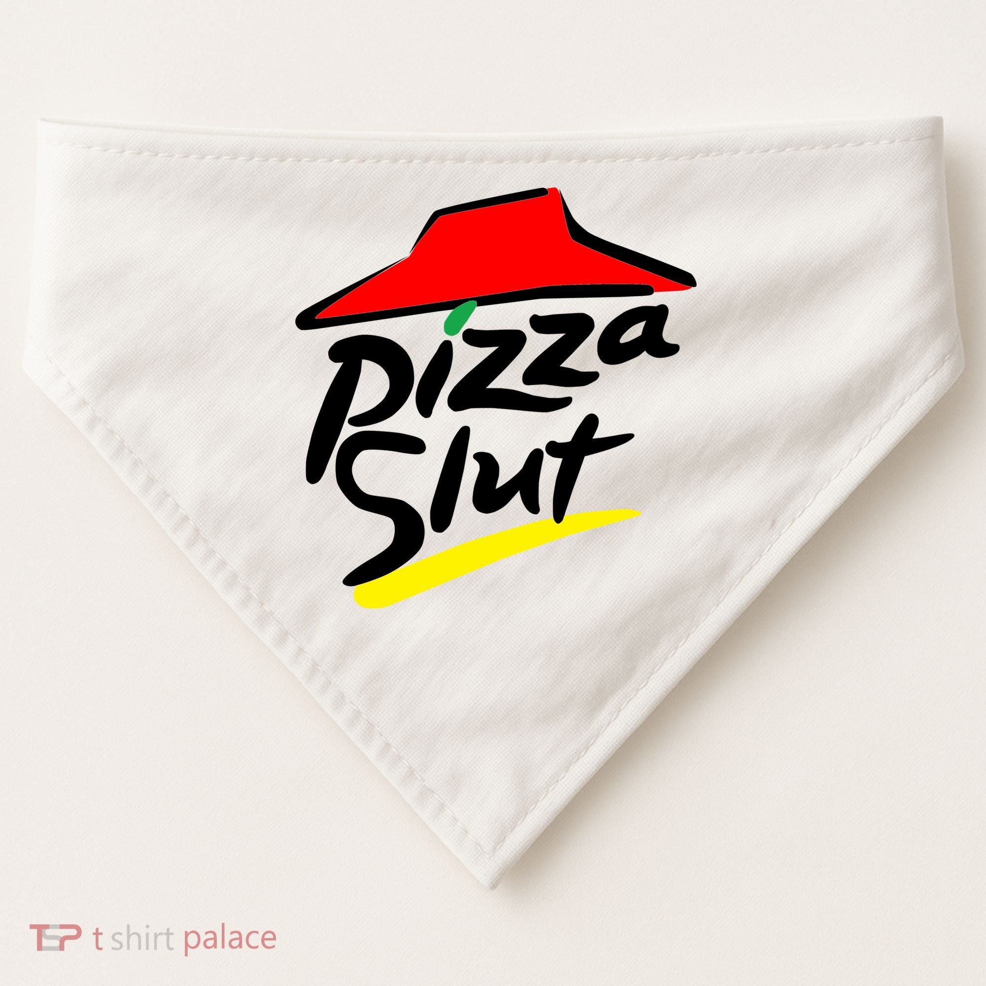 Pizza Slut USA-Made Doggie Bandana