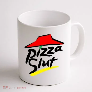 Pizza Slut Coffee Mug back
