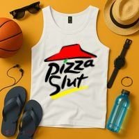 Pizza Slut Tank Top thumb 4