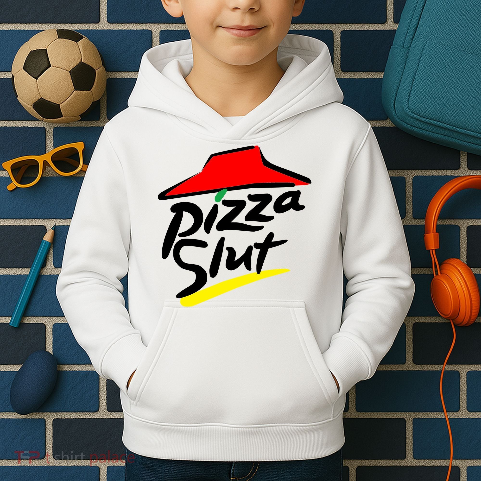 Pizza Slut Kids Hoodie