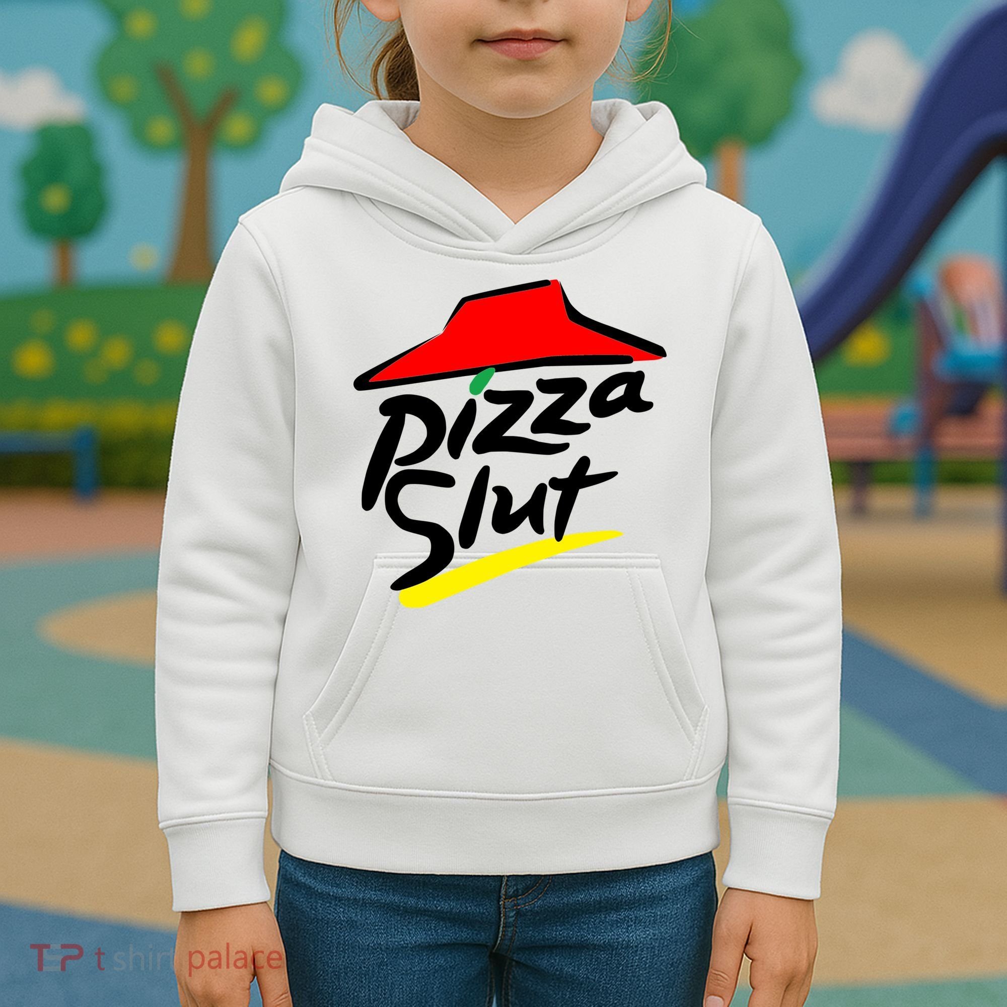 Pizza Slut Kids Hoodie