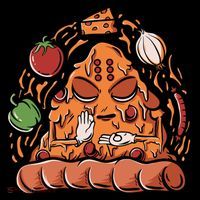 Pizza Warrior Toddler T-Shirt thumb 4