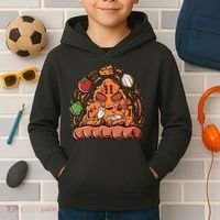 Pizza Warrior Kids Hoodie thumb 2