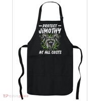 Protect Jimothy At All Cost Funny Raccoon Meme Apron thumb 0