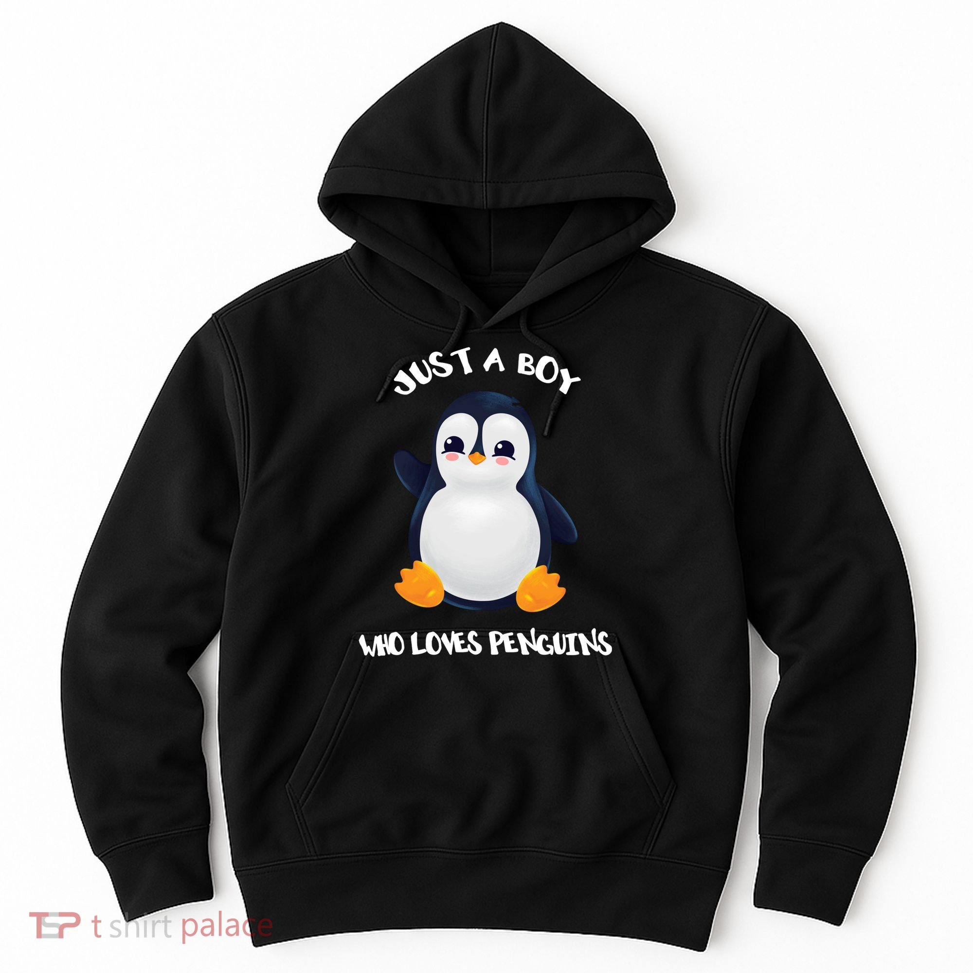 Penguin Just A Boy Who Loves Penguins Gift Hoodie