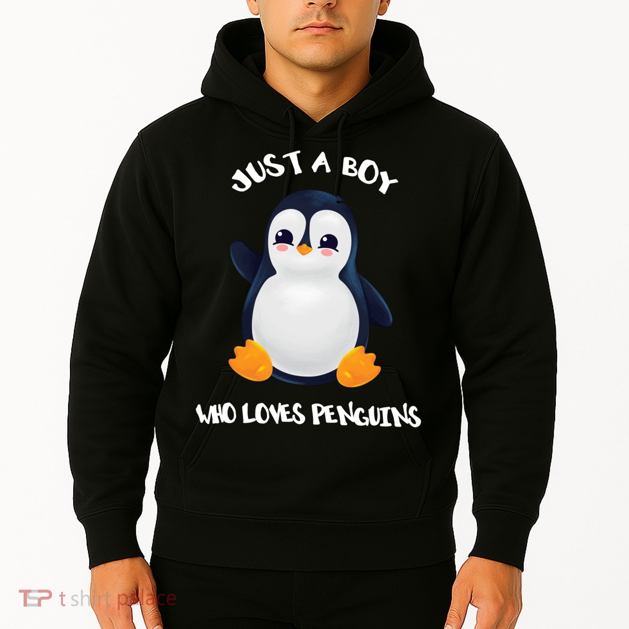 Penguin Just A Boy Who Loves Penguins Gift Hoodie