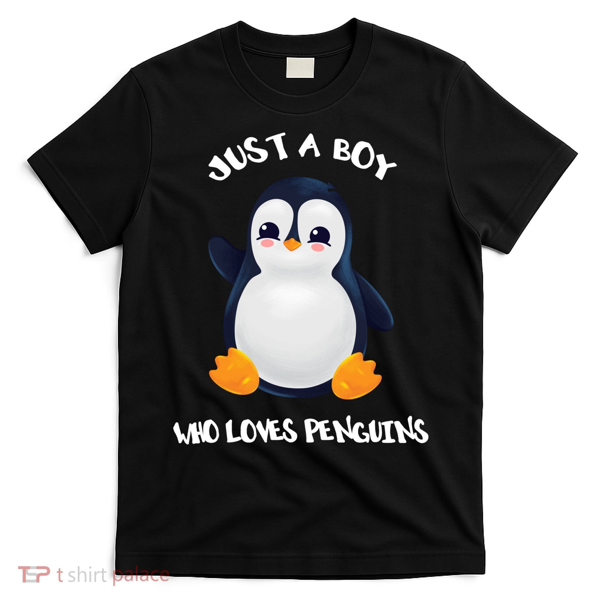 Penguin Just A Boy Who Loves Penguins Gift T-Shirt