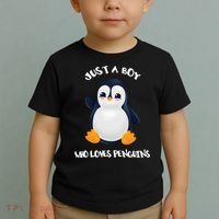 Penguin Just A Boy Who Loves Penguins Gift Toddler T-Shirt thumb 2