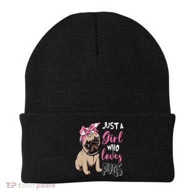 Pug Just a Who Loves Pugs Beanie